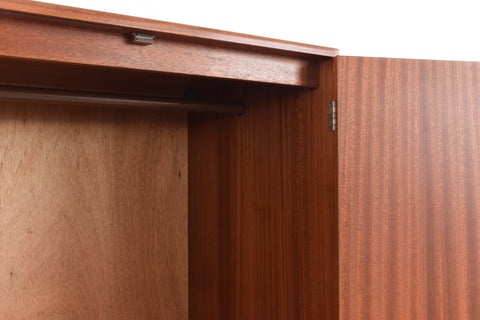 Vintage Triple Teak Fresco Wardrobe by G Plan