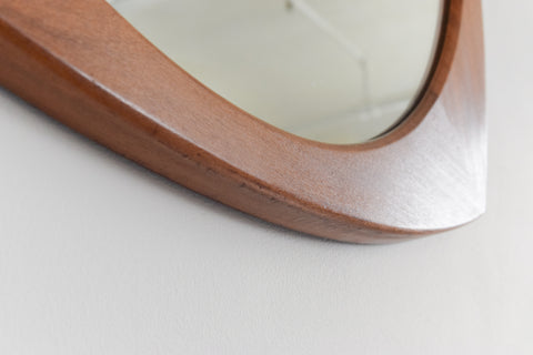 Vintage Teak Wall Mirror