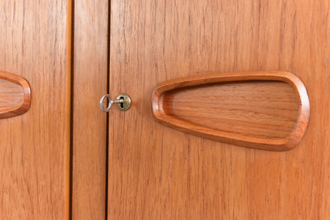 Vintage Teak Wardrobe by Remploy