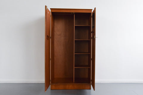 Vintage Teak Wardrobe by Remploy