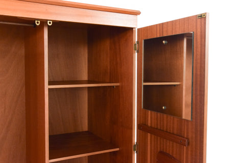 Vintage Teak Wardrobe by Remploy
