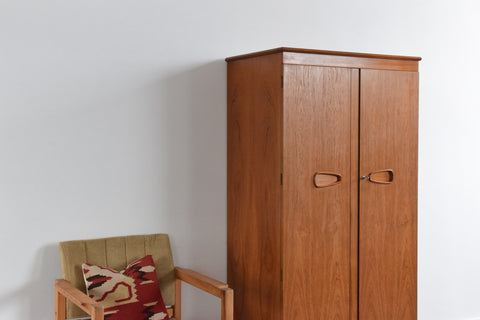 Vintage Teak Wardrobe by Remploy