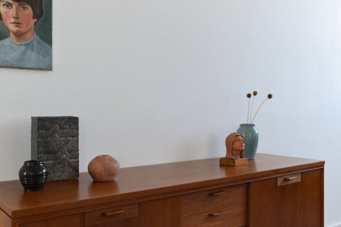 Vintage Rare Teak Sideboard by White & Newton Ltd Designed by Arthur Edwards
