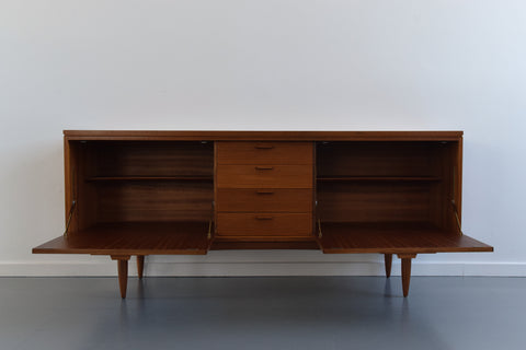 Vintage Rare Teak Sideboard by White & Newton Ltd Designed by Arthur Edwards