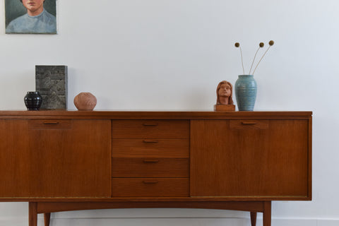 Vintage Rare Teak Sideboard by White & Newton Ltd Designed by Arthur Edwards