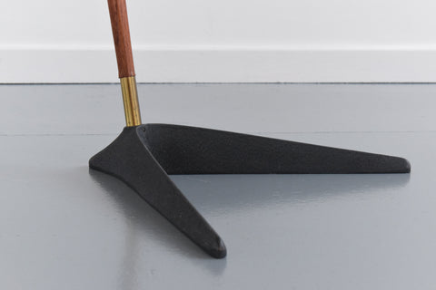 Rare Vintage Danish 1950s Fishing Rod Standing Lamp by Sven Aage Holm Sørensen for Holm Sørensen