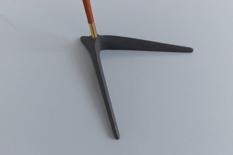 Rare Vintage Danish 1950s Fishing Rod Standing Lamp by Sven Aage Holm Sørensen for Holm Sørensen