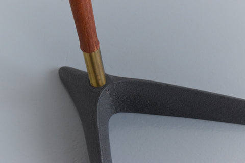 Rare Vintage Danish 1950s Fishing Rod Standing Lamp by Sven Aage Holm Sørensen for Holm Sørensen