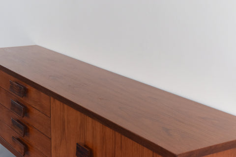 Vintage Teak and Rosewood Sideboard by Bath Cabinet Makers BCM