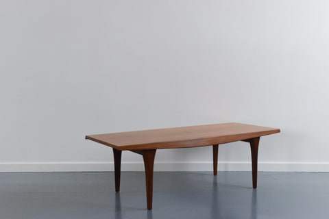Vintage Teak and Walnut Coffee Table