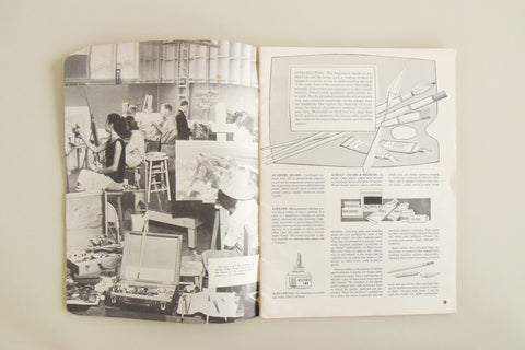 Vintage The Beginner's Guide to Art Materials Book by Dixi Hall