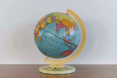 Vintage Tin Globe by Chad Valley