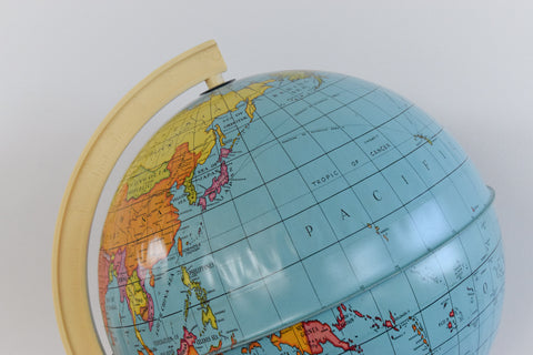 Vintage Tin Globe by Chad Valley