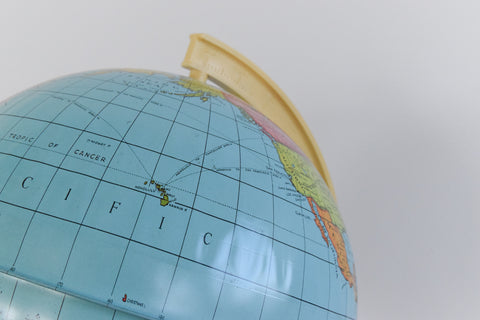 Vintage Tin Globe by Chad Valley