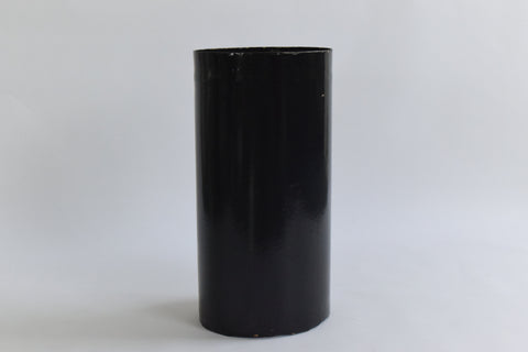Vintage Black Tomotom Cardboard Side Table by Bernard Holdaway for Hull Traders Furniture