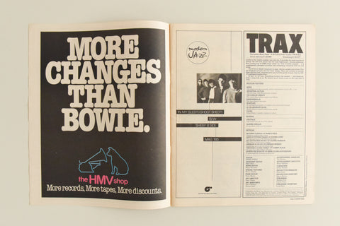 Vintage Trax Newspaper / Magazine No.1 1981
