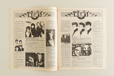 Vintage Trax Newspaper / Magazine No.1 1981
