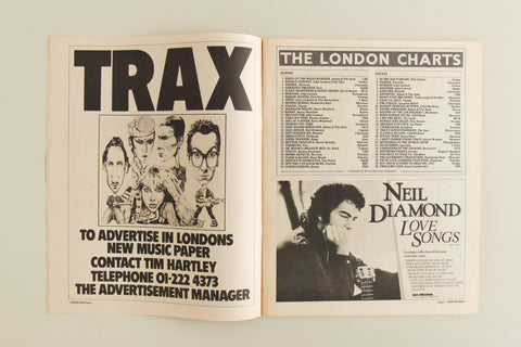 Vintage Trax Newspaper / Magazine No.1 1981