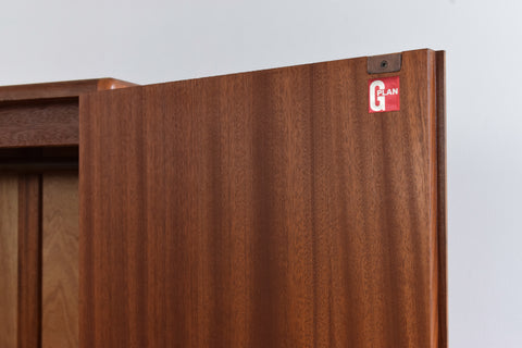Vintage Triple Teak Fresco Wardrobe by G Plan