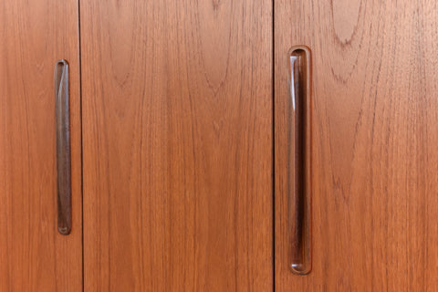 Vintage Triple Teak Fresco Wardrobe by G Plan