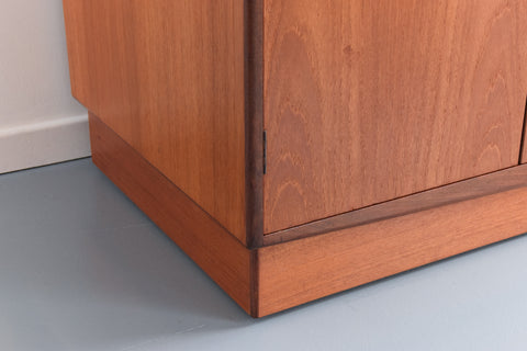 Vintage Triple Teak Fresco Wardrobe by G Plan