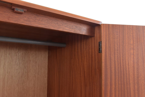 Vintage Triple Teak Fresco Wardrobe by G Plan