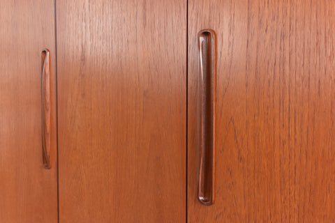 Vintage Triple Teak Fresco Wardrobe by G Plan