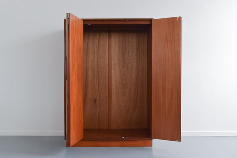 Vintage Triple Teak Fresco Wardrobe by G Plan