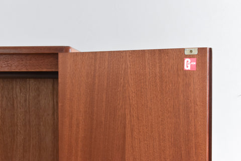 Vintage Triple Teak Fresco Wardrobe by G Plan