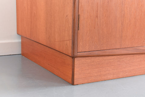 Vintage Triple Teak Fresco Wardrobe by G Plan