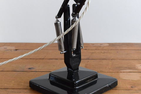 Vintage Black Herbert Terry & Sons Anglepoise Lamp Model No. 1227