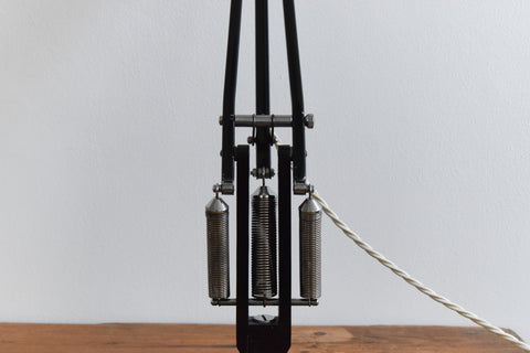 Vintage Black Herbert Terry & Sons Anglepoise Lamp Model No. 1227