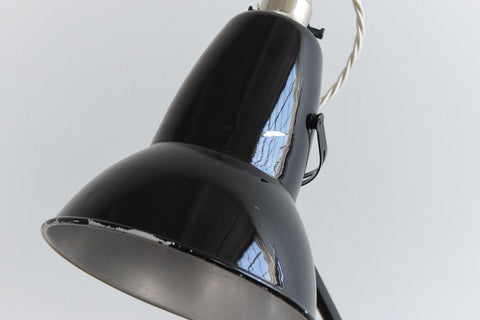 Vintage Black Herbert Terry & Sons Anglepoise Lamp Model No. 1227
