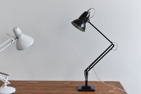 Vintage Black Herbert Terry & Sons Anglepoise Lamp Model No. 1227