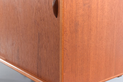 Vintage Unrestored Teak Slimline Bureau / Cabinet by Herbert Gibbs