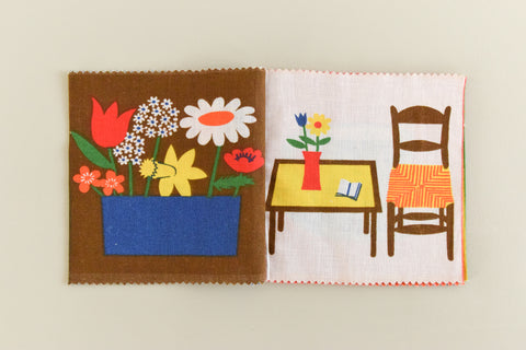 Vintage Galt Toys Fabric Rag Book Designed by Felicity Lewis