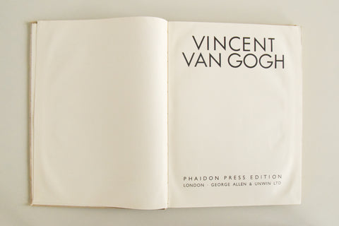 Vintage Van Gogh Book by W. Uhde / Phaidon Press Edition