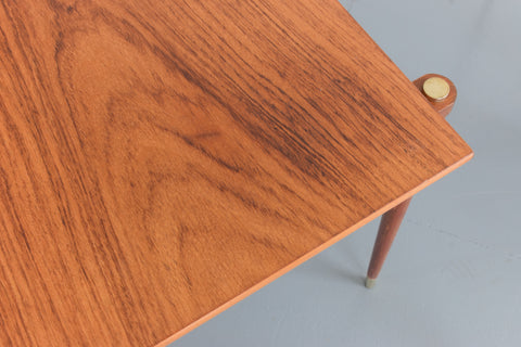 Vintage Walnut and Beech Nest of Tables by Opal Möbel