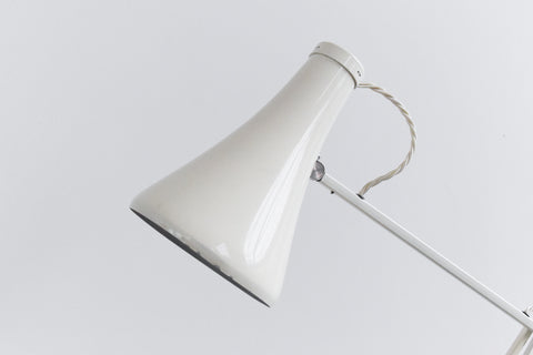 Vintage White Anglepoise Lamp Model 75 by Herbert Terry & Sons
