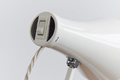 Vintage White Anglepoise Lamp Model 75 by Herbert Terry & Sons