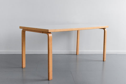 Vintage White Laminate Top Table by Alvar Aalto for Artek