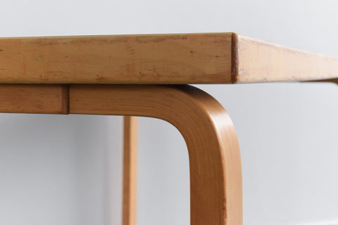 Vintage White Laminate Top Table by Alvar Aalto for Artek