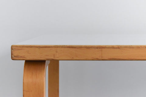 Vintage White Laminate Top Table by Alvar Aalto for Artek