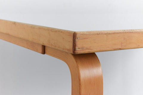 Vintage White Laminate Top Table by Alvar Aalto for Artek