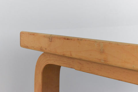 Vintage White Laminate Top Table by Alvar Aalto for Artek