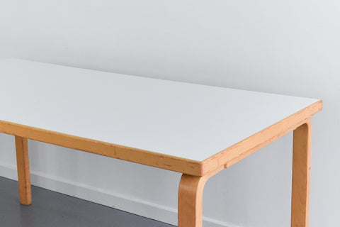 Vintage White Laminate Top Table by Alvar Aalto for Artek