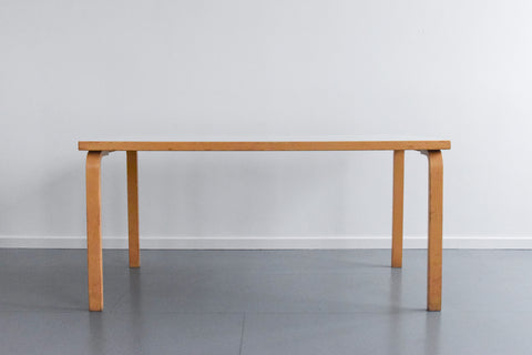 Vintage White Laminate Top Table by Alvar Aalto for Artek