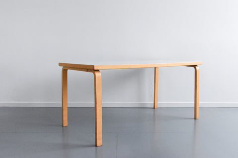 Vintage White Laminate Top Table by Alvar Aalto for Artek