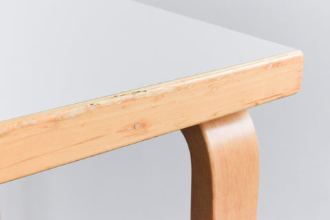 Vintage White Laminate Top Table by Alvar Aalto for Artek