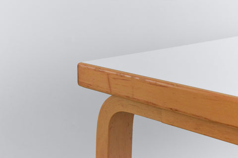 Vintage White Laminate Top Table by Alvar Aalto for Artek